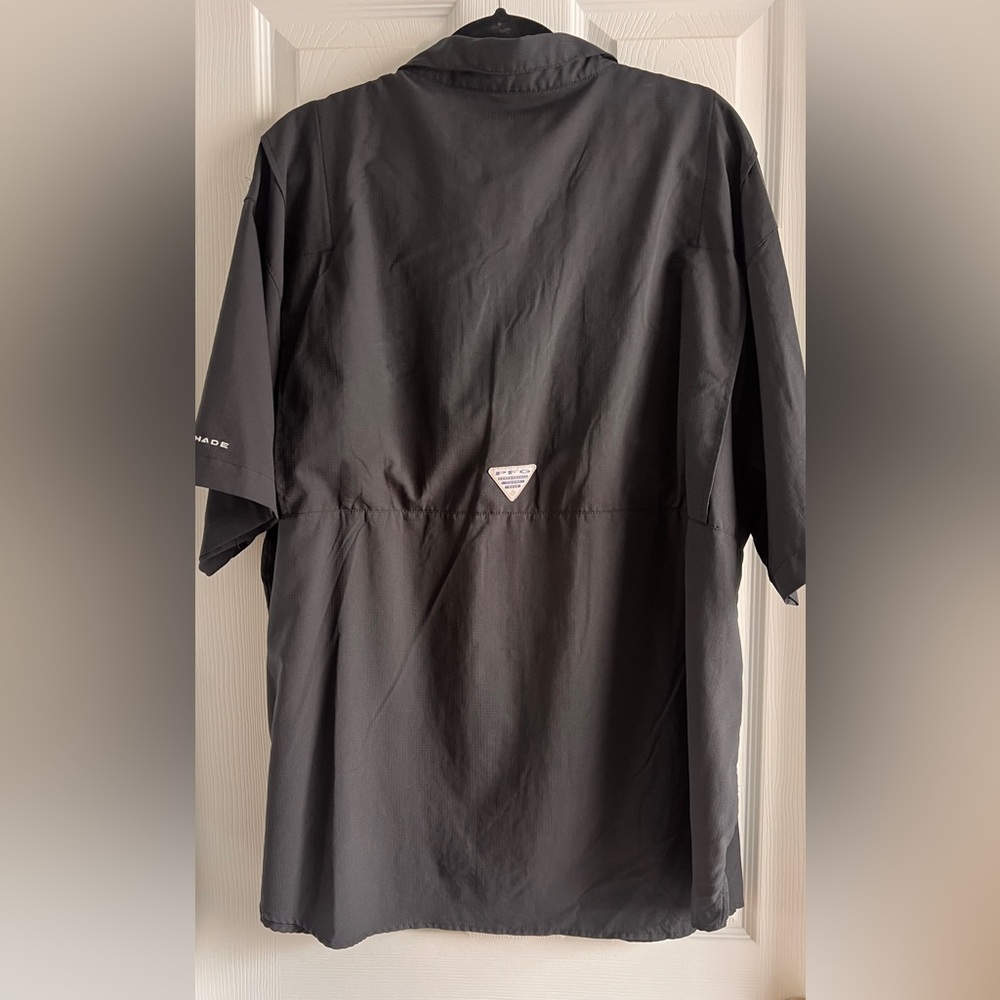 Columbia Black Mesh Tamiami fishing Shirt - Picture 5 of 6